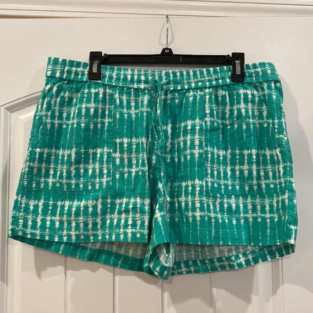JCrew linen blend shorts large
